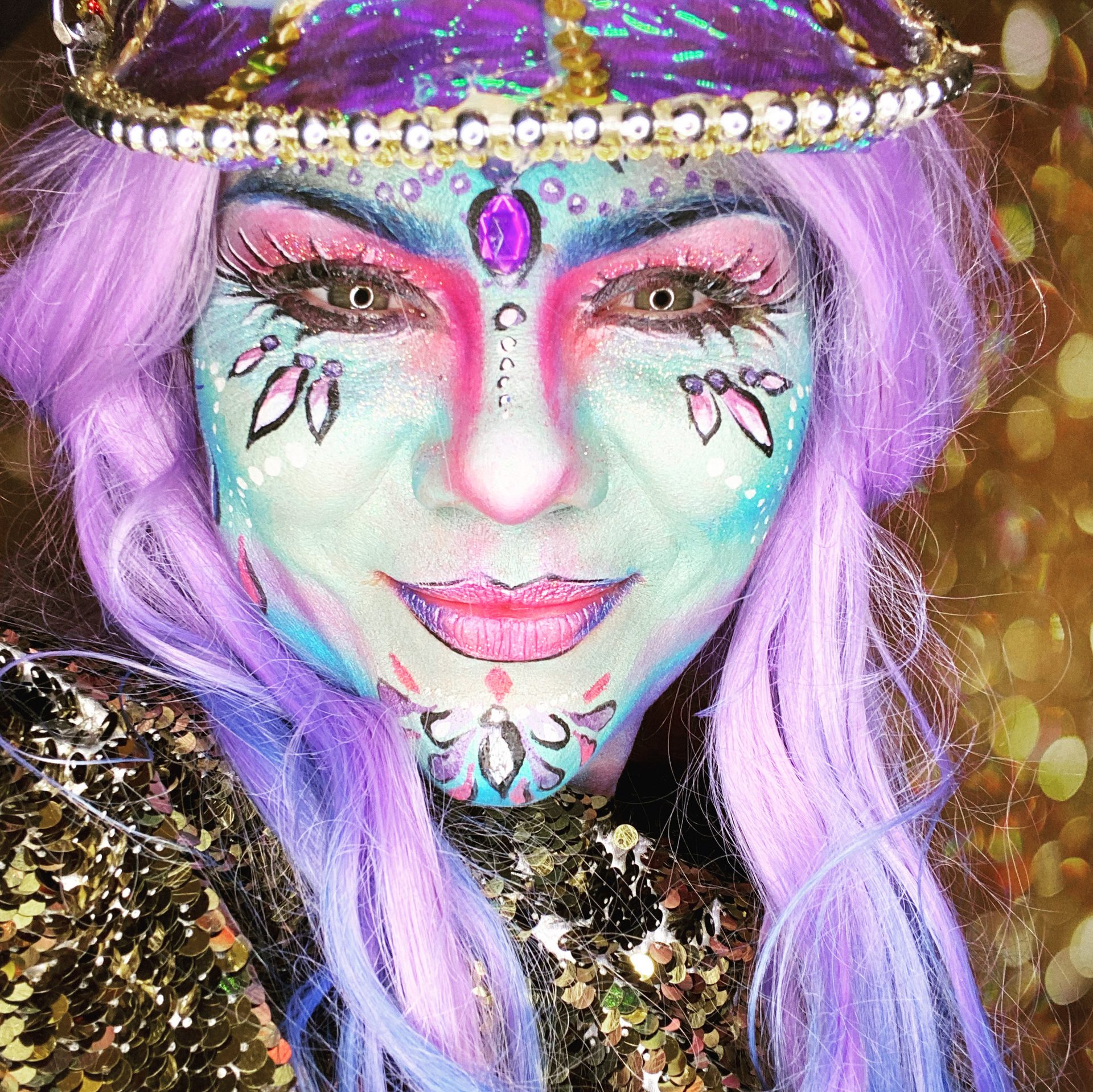 glittercap carnaval vastelaovend facepaint bellypaint workshop halloween schmink